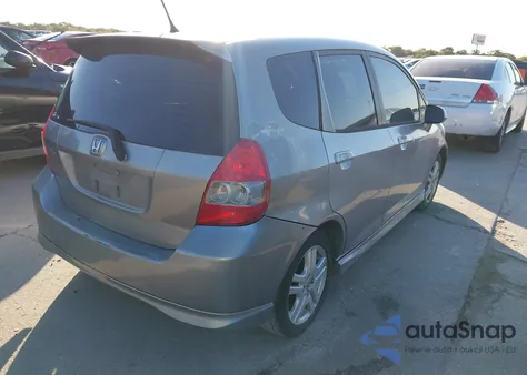 2007 Honda Fit Sport из США, поврежденный, VIN JHMGD38657S020447